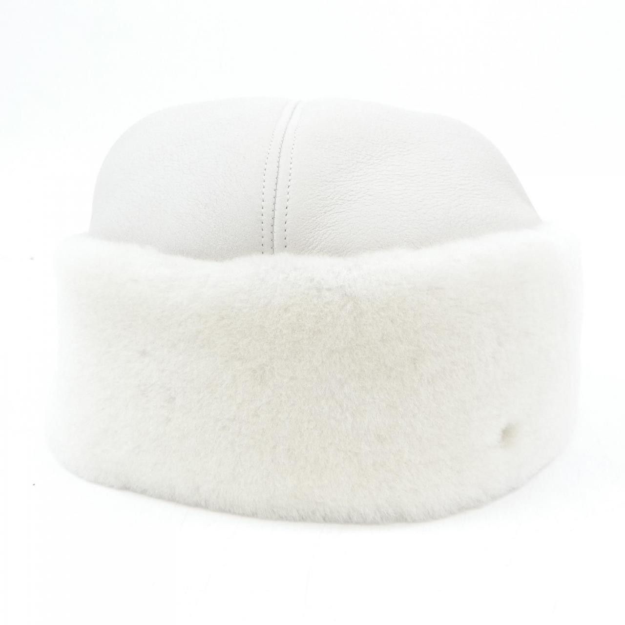 Hermes Hermes Hermes Shearling Cap Fur Hats DUTY FREE for USA Size ONE SIZE - 2 Thumbnail
