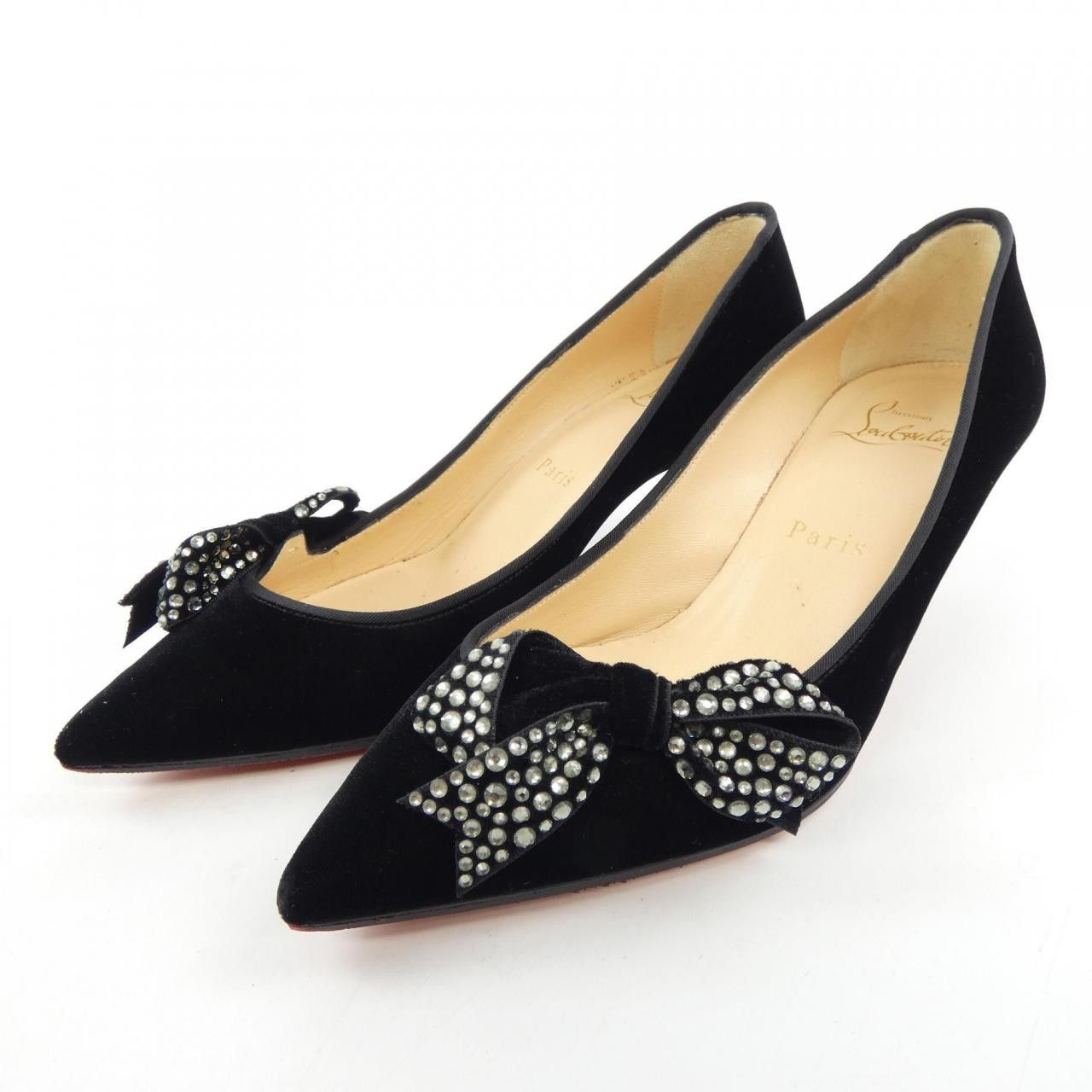 Christian Louboutin Christian Louboutin Christian Louboutin Pumps Leather Shoes DUTY FREE for USA Size ONE SIZE - 3 Thumbnail