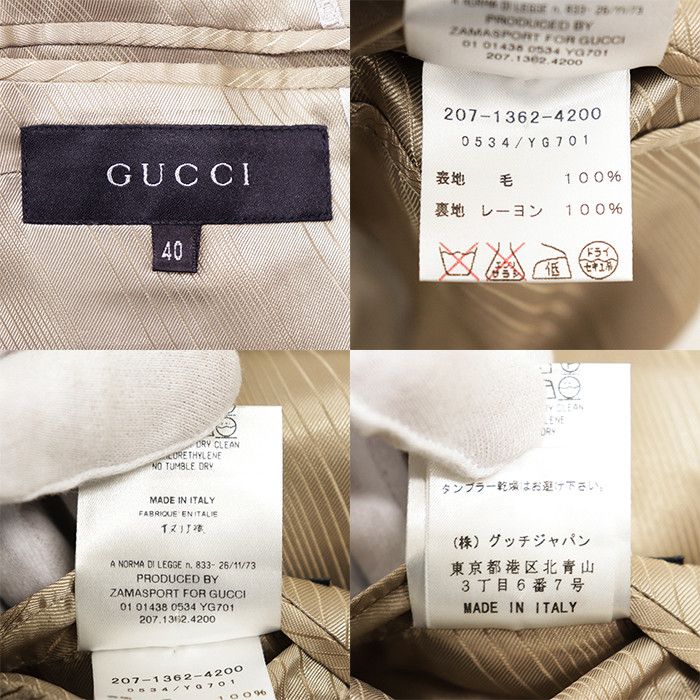 Gucci Gucci Gucci Wool Jacket Textile Outerwear DUTY FREE for USA Size ONE SIZE - 10 Thumbnail