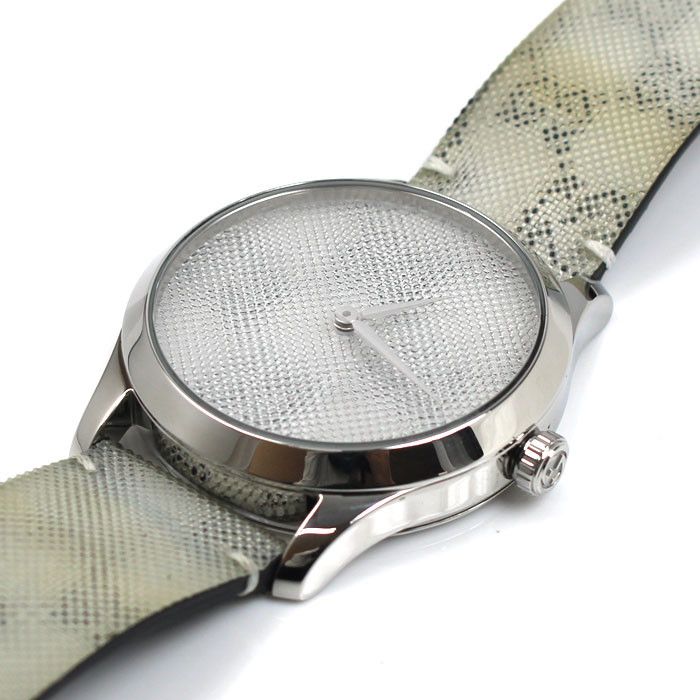 Gucci Gucci Gucci G Timeless Stainless Steel Watch Metal Quartz YA1264058 DUTY FREE for USA Size ONE SIZE - 2 Thumbnail