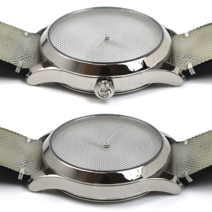 Gucci Gucci Gucci G Timeless Stainless Steel Watch Metal Quartz YA1264058 DUTY FREE for USA Size ONE SIZE - 4 Thumbnail