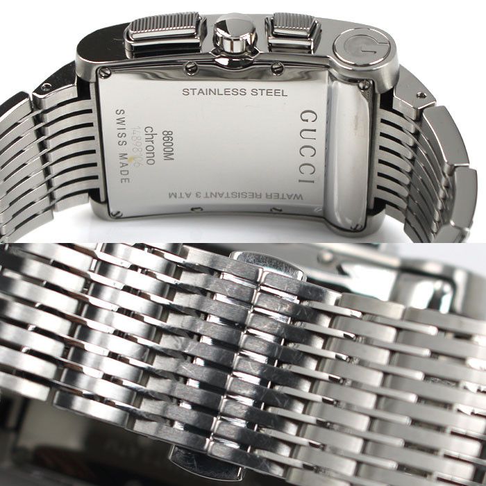 Gucci Gucci Gucci G Metro Stainless Steel Chronograph Metal Quartz YA086318/8600M DUTY FREE for USA Size ONE SIZE - 6 Thumbnail