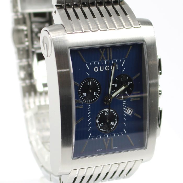 Gucci Gucci Gucci G Metro Stainless Steel Chronograph Metal Quartz YA086318/8600M DUTY FREE for USA Size ONE SIZE - 3 Thumbnail