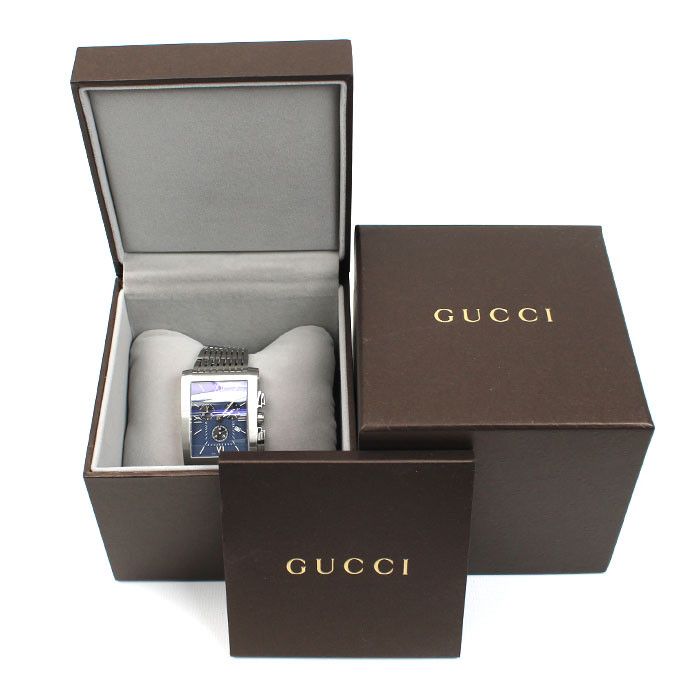 Gucci Gucci Gucci G Metro Stainless Steel Chronograph Metal Quartz YA086318/8600M DUTY FREE for USA Size ONE SIZE - 10 Thumbnail
