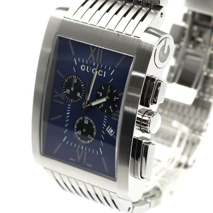 Gucci Gucci Gucci G Metro Stainless Steel Chronograph Metal Quartz YA086318/8600M DUTY FREE for USA Size ONE SIZE - 2 Thumbnail