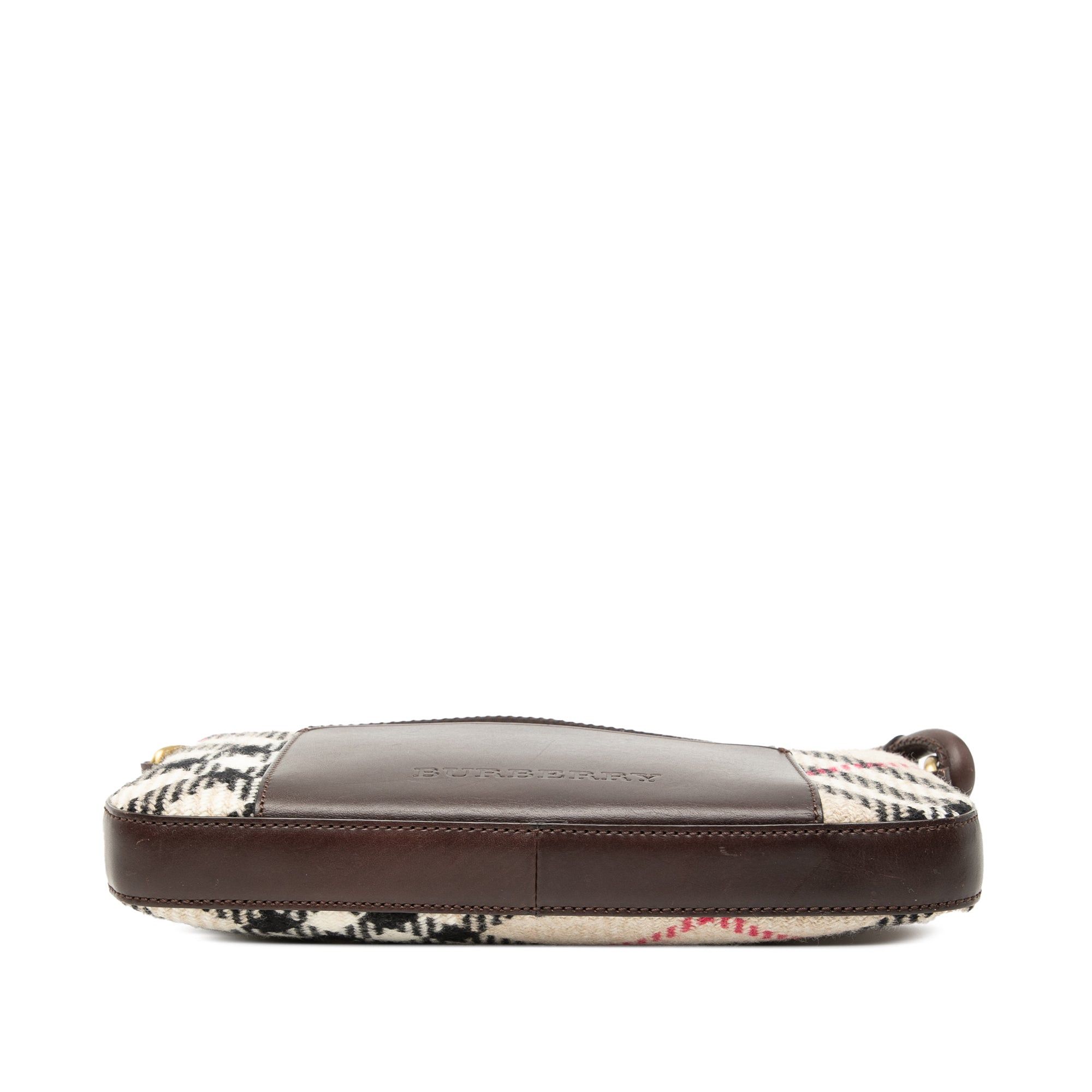 Supernova Check Wool Shoulder Bag