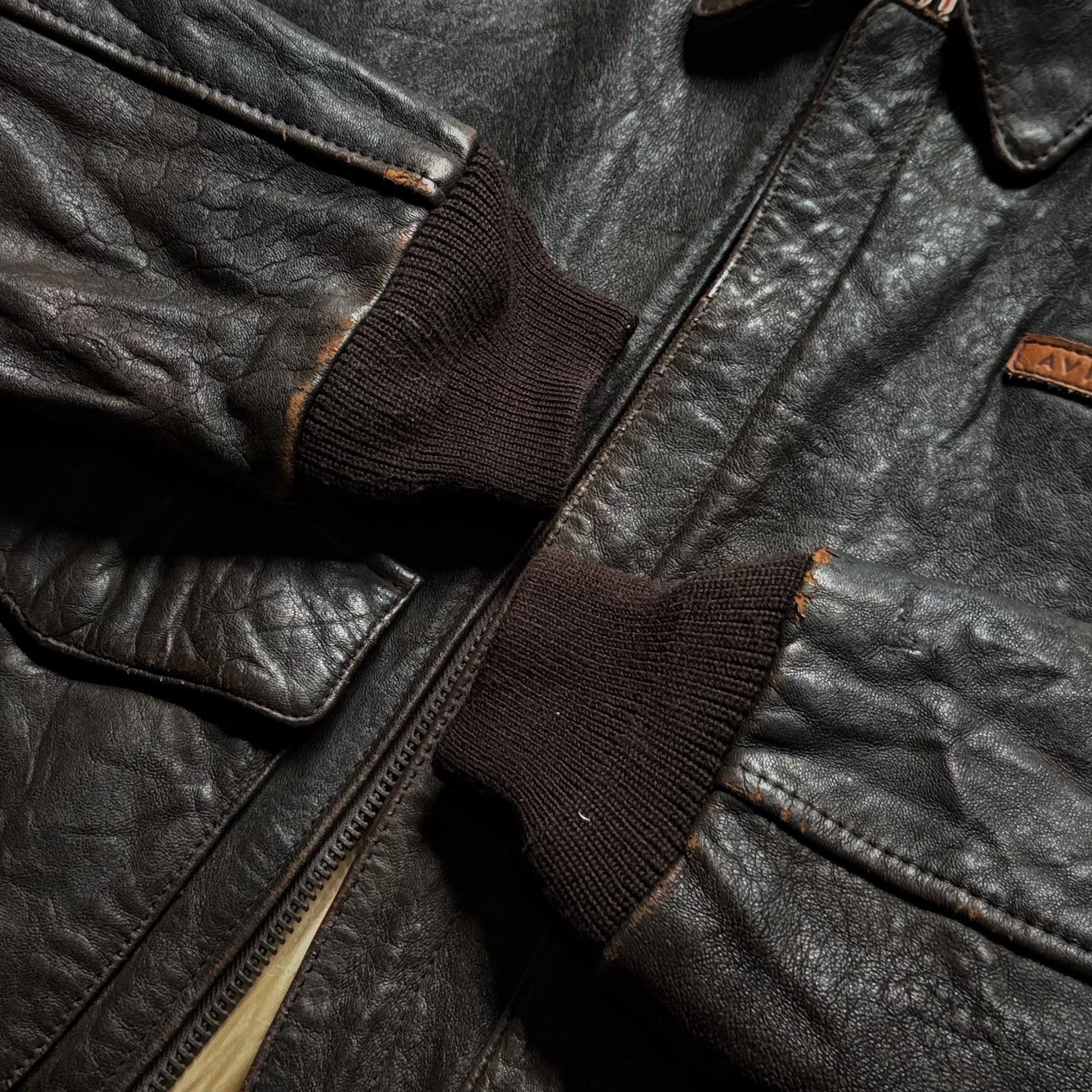 Vintage Vintage Avirex A2 Flight Leather Jacket Size US M / EU 48-50 / 2 - 3 Thumbnail