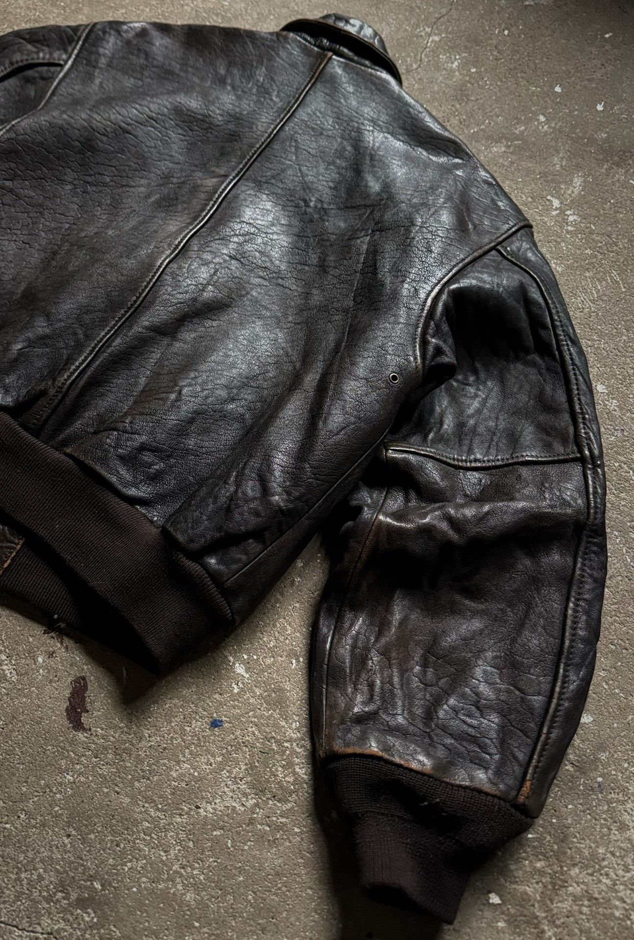 Vintage Vintage Avirex A2 Flight Leather Jacket Size US M / EU 48-50 / 2 - 6 Thumbnail