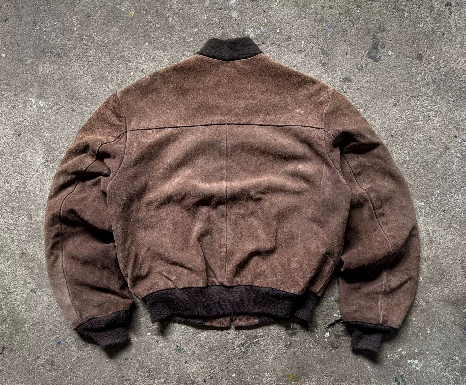 Vintage Vintage Schott Suede Leather Jacket Size US XS / EU 42 / 0 - 9 Thumbnail