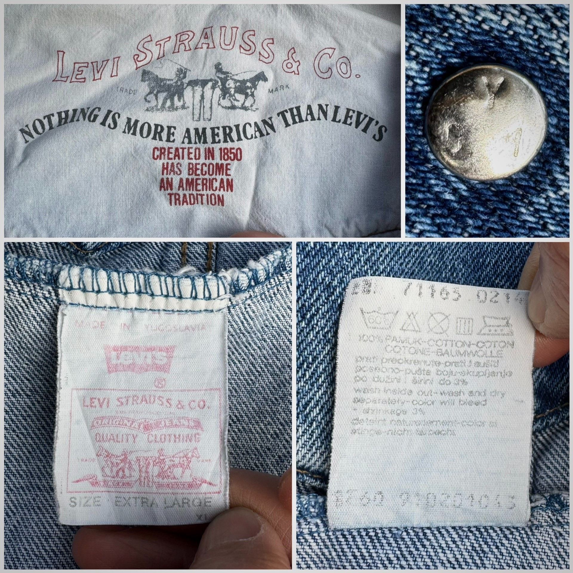 Vintage Vintage Levi's Boxy High-Waist Denim Jacket Size US M / EU 48-50 / 2 - 4 Thumbnail