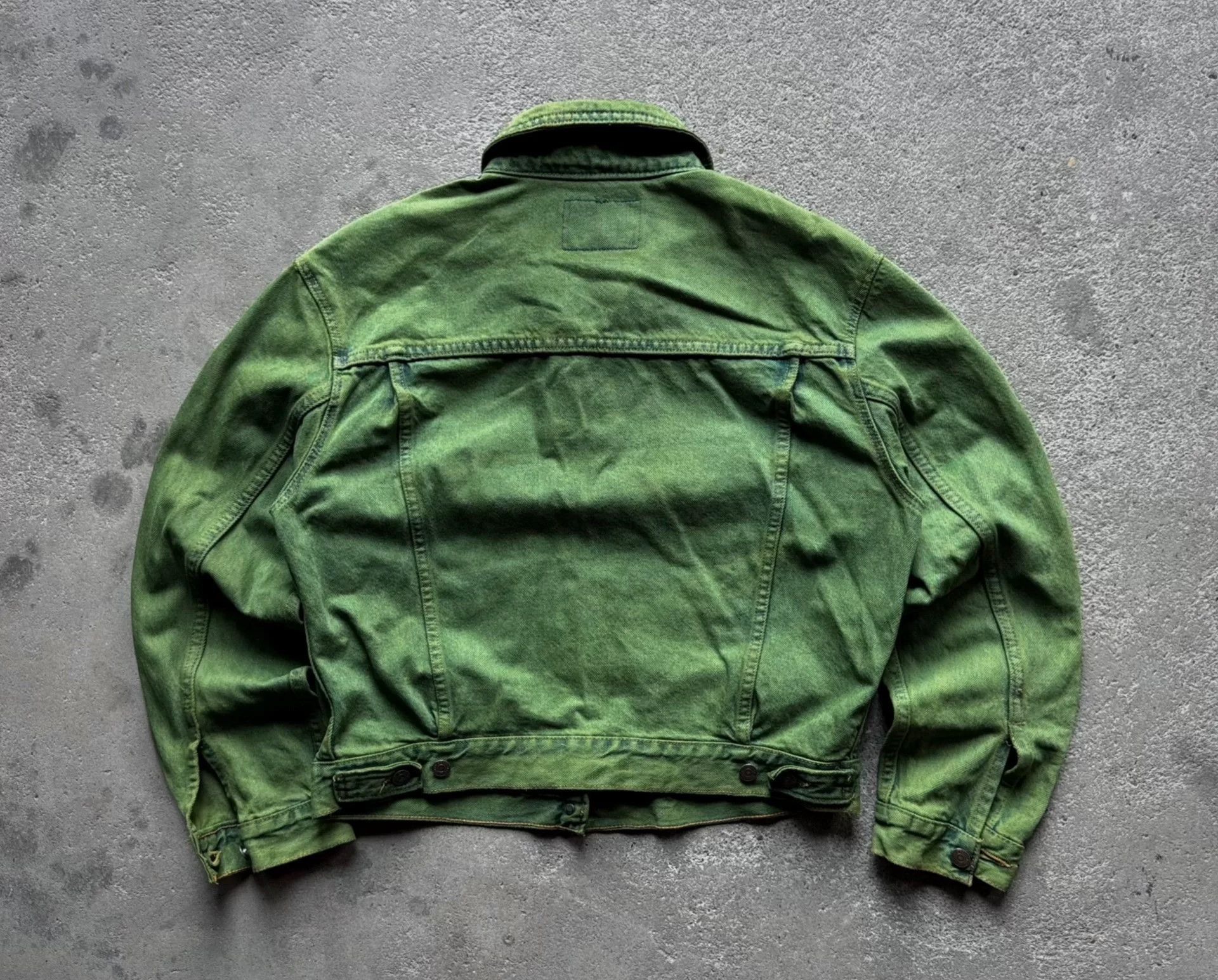 Vintage Vintage 1995 Levis Boxy Green Jacket Size US M / EU 48-50 / 2 - 5 Thumbnail