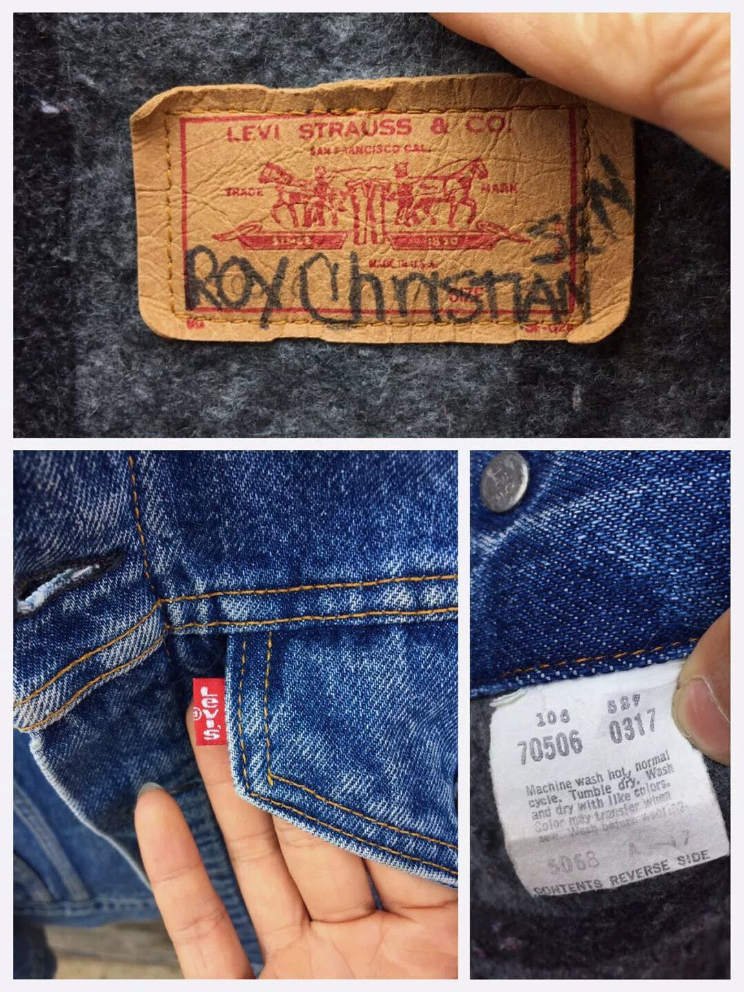 Vintage Vintage Levi's Denim Jacket 1986 Size US M / EU 48-50 / 2 - 6 Thumbnail