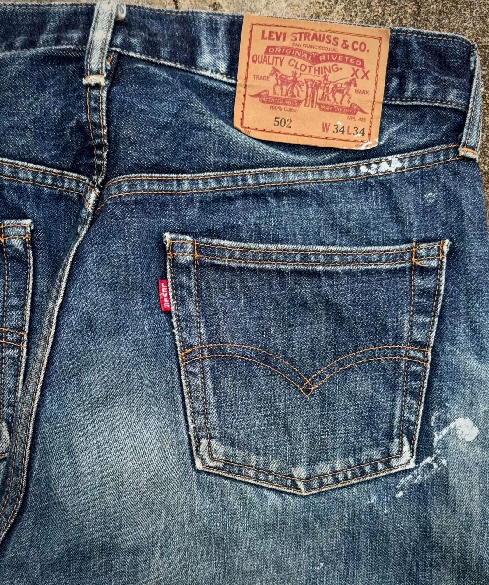 Vintage Vintage Levi's LVC 502xx Japan 1996 Size US 32 / EU 48 - 5 Thumbnail