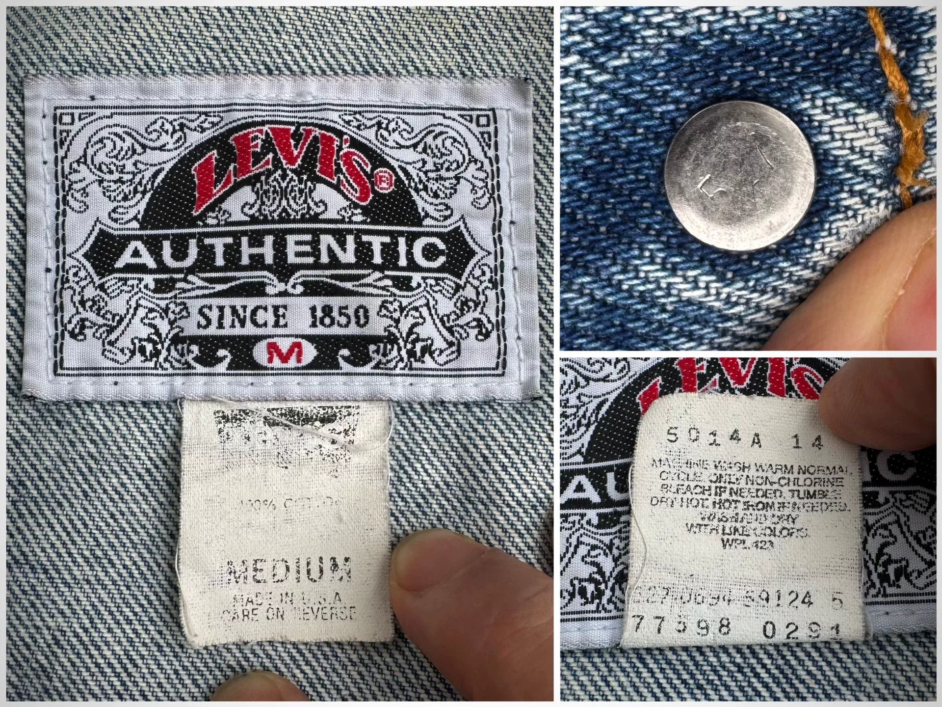 Vintage Vintage Levi's Boxy Denim Jacket USA Size US M / EU 48-50 / 2 - 3 Thumbnail