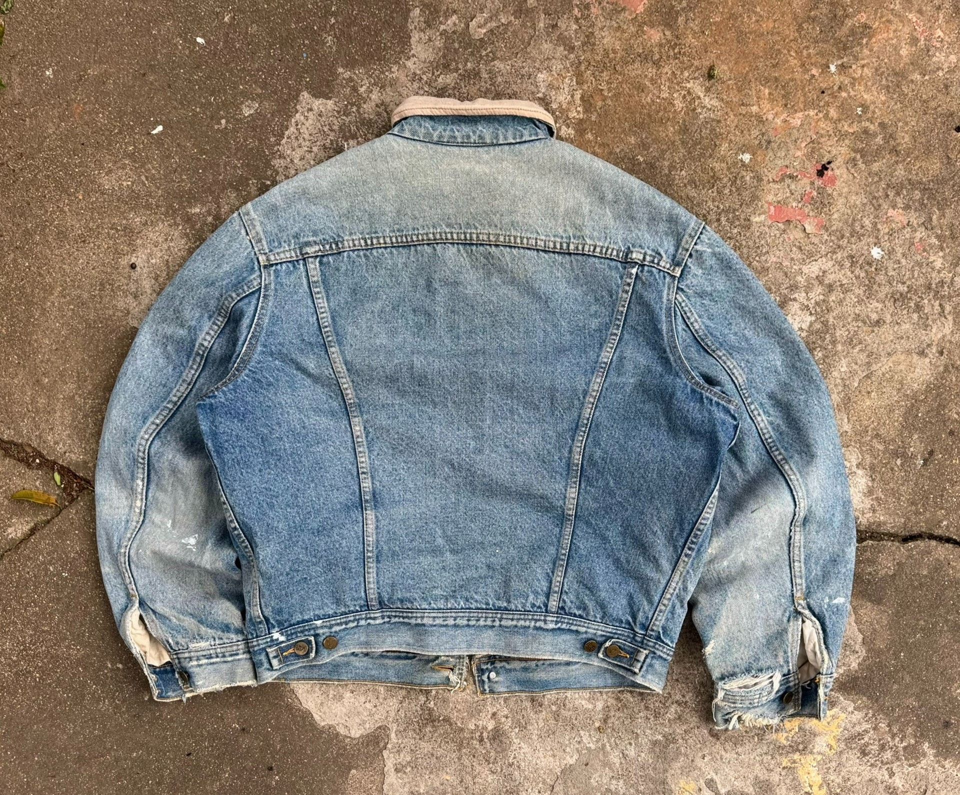 Vintage Vintage Lee 1980s Storm Rider Denim Jacket Size US XS / EU 42 / 0 - 6 Thumbnail