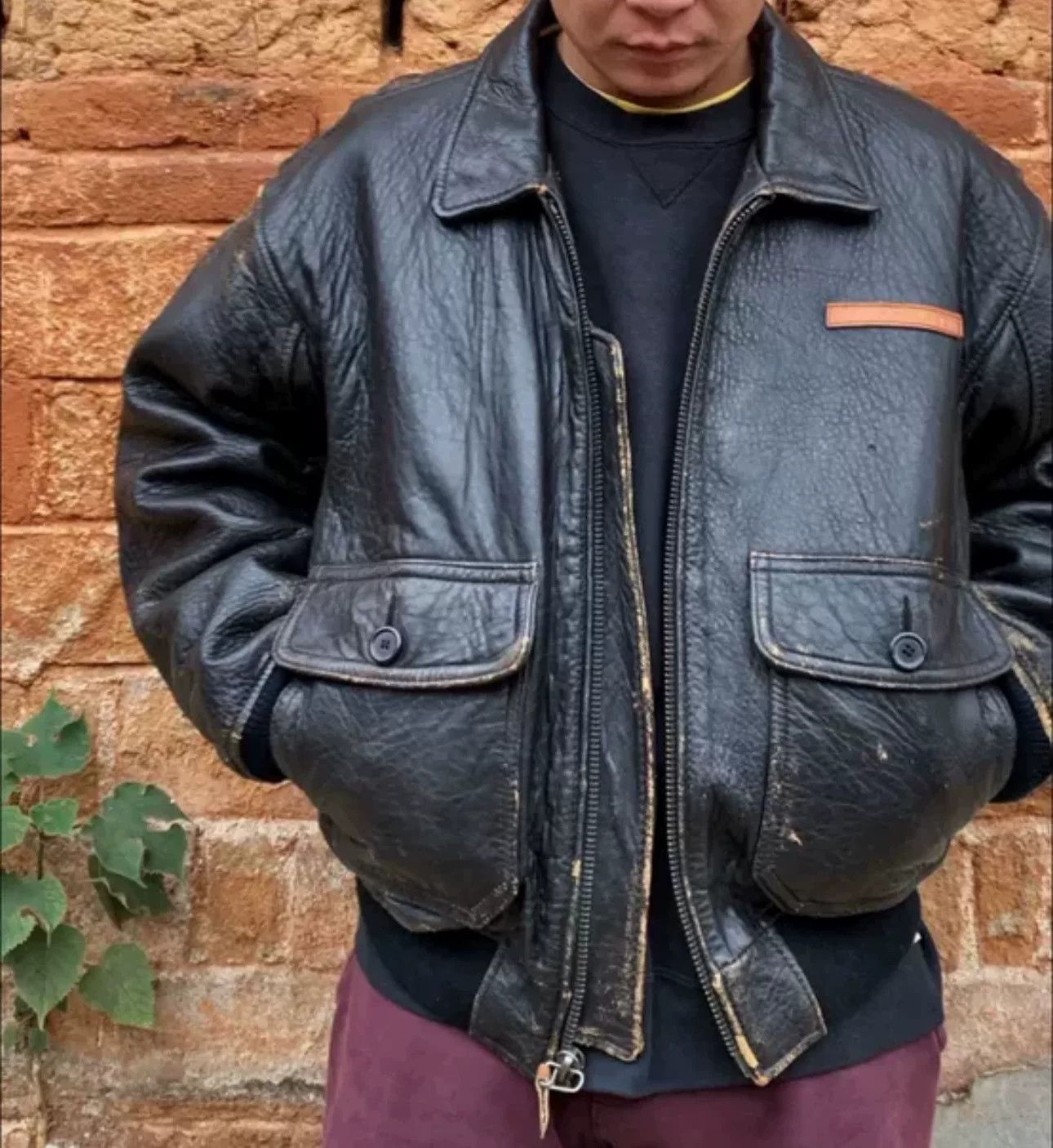Vintage Vintage Avirex G1 Flight Leather Jacket Size US XXL / EU 58 / 5 - 3 Thumbnail