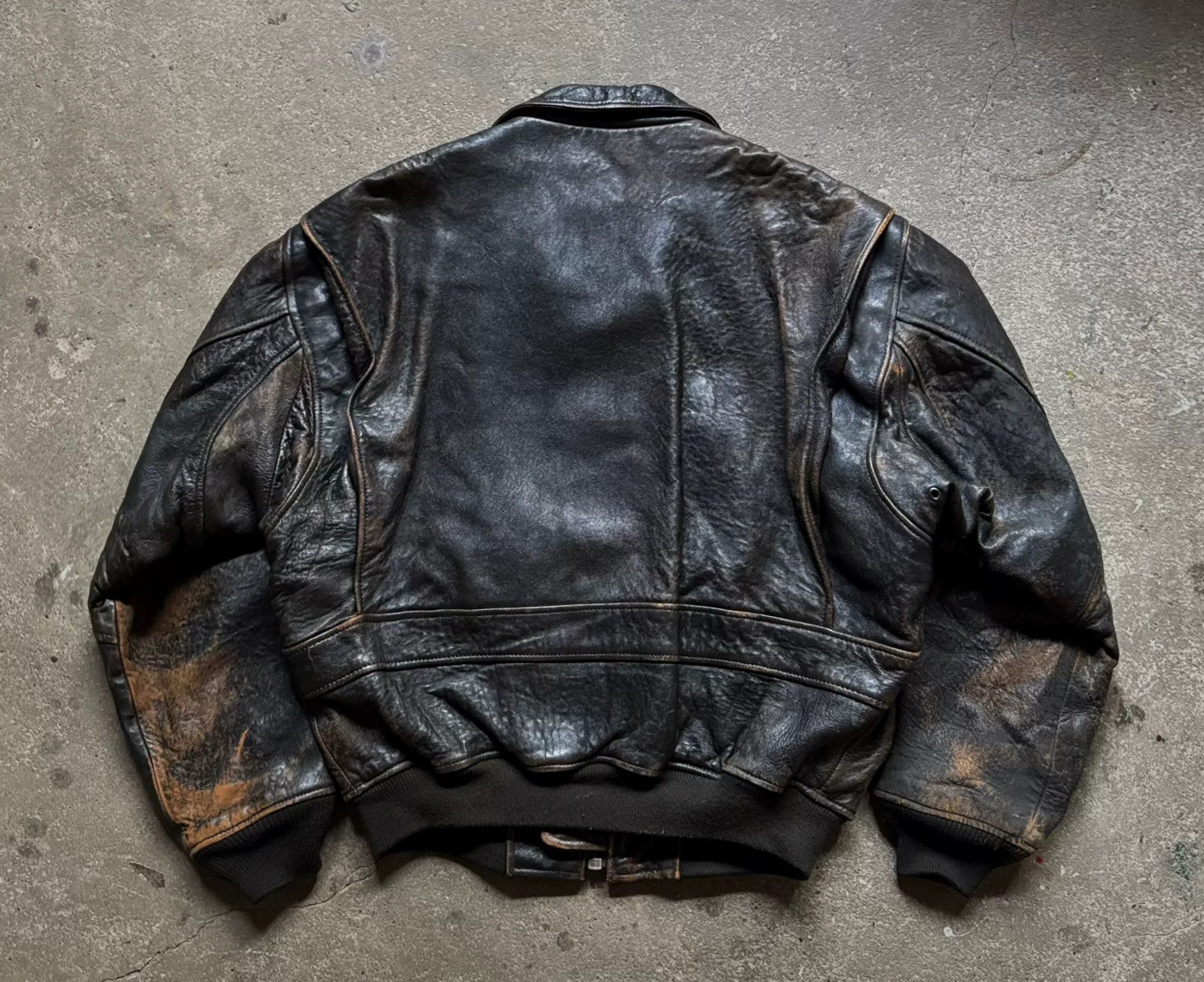 Vintage Vintage Avirex G1 Flight Leather Jacket Size US XXL / EU 58 / 5 - 9 Thumbnail