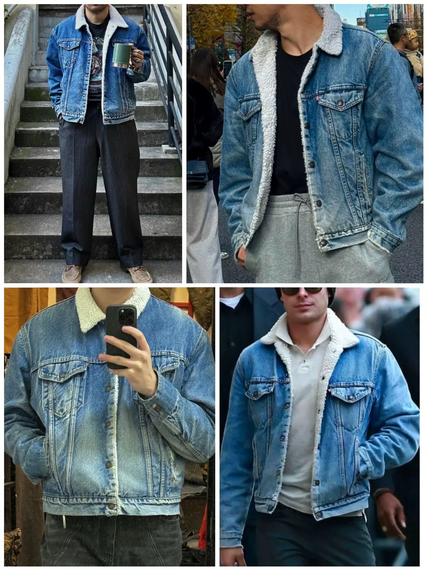 Vintage Vintage 1986 Levi's Denim Boa Jacket Size US M / EU 48-50 / 2 - 3 Thumbnail
