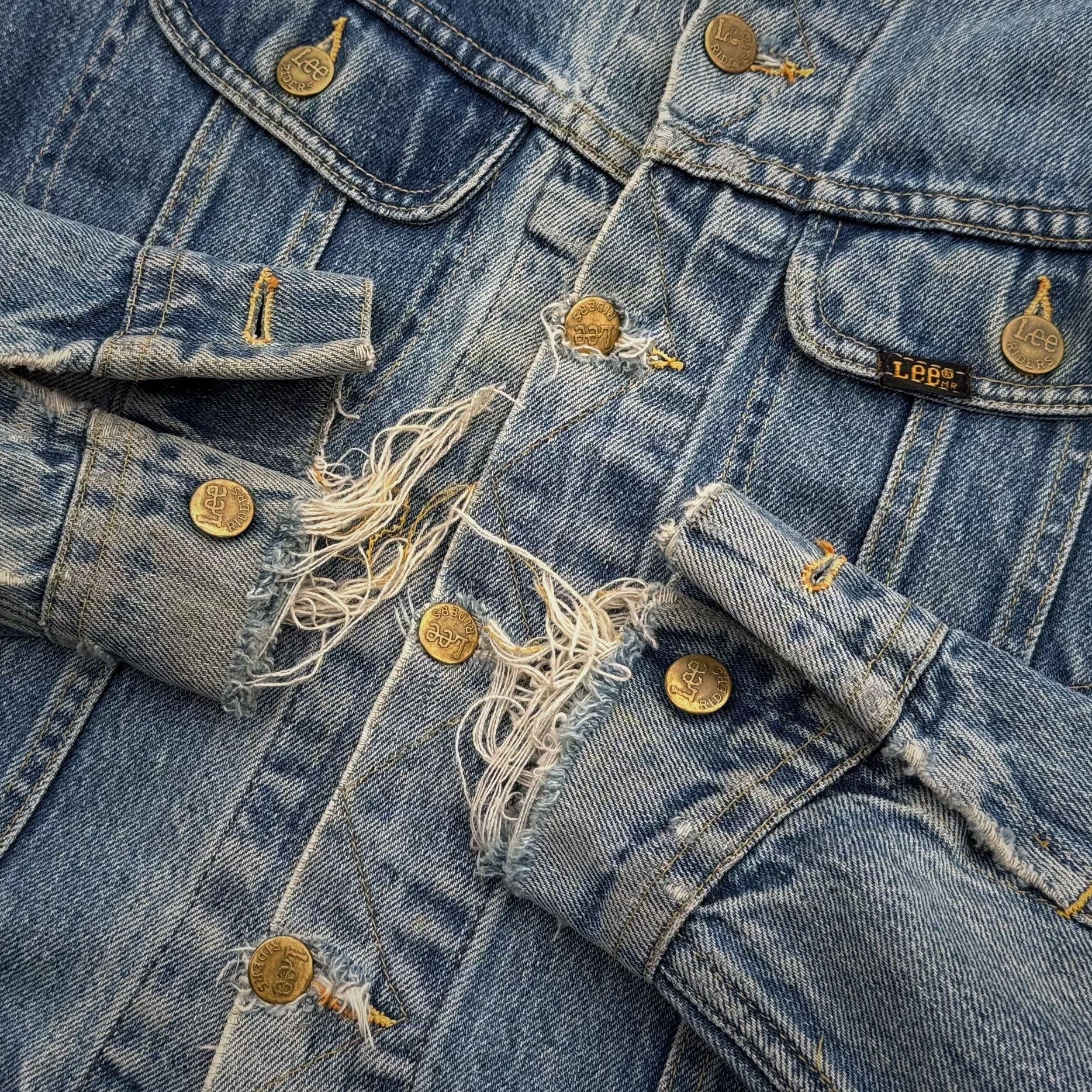 Vintage Vintage Lee 101J Denim Jacket Size US M / EU 48-50 / 2 - 3 Thumbnail