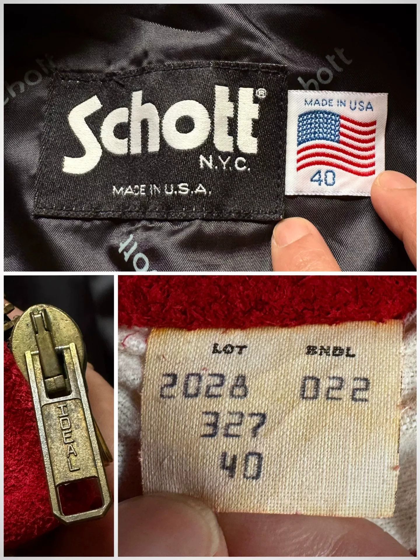 Vintage Vintage 1980s Schott Leather Jacket Size US XXL / EU 58 / 5 - 4 Thumbnail
