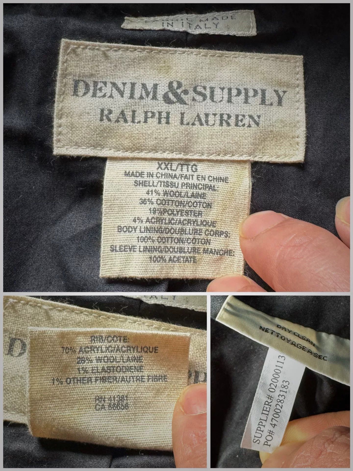 Denim & Supply Ralph Lauren Polo Ralph Lauren Denim Supply Vintage Wool Jacket Size US S / EU 44-46 / 1 - 4 Thumbnail