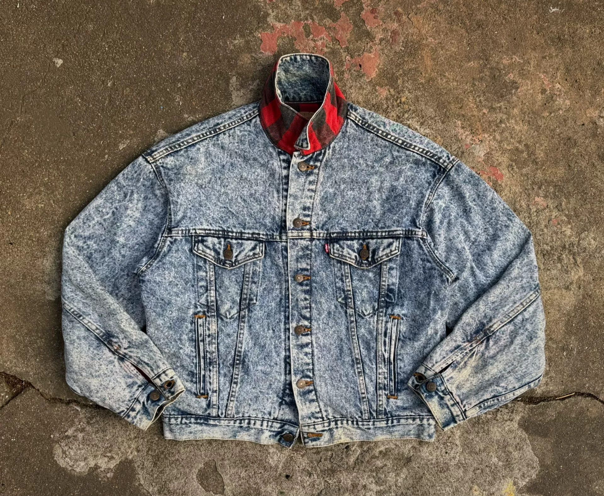 Vintage Vintage Levis Denim Jacket USA 1989 Size US M / EU 48-50 / 2 - 2 Thumbnail