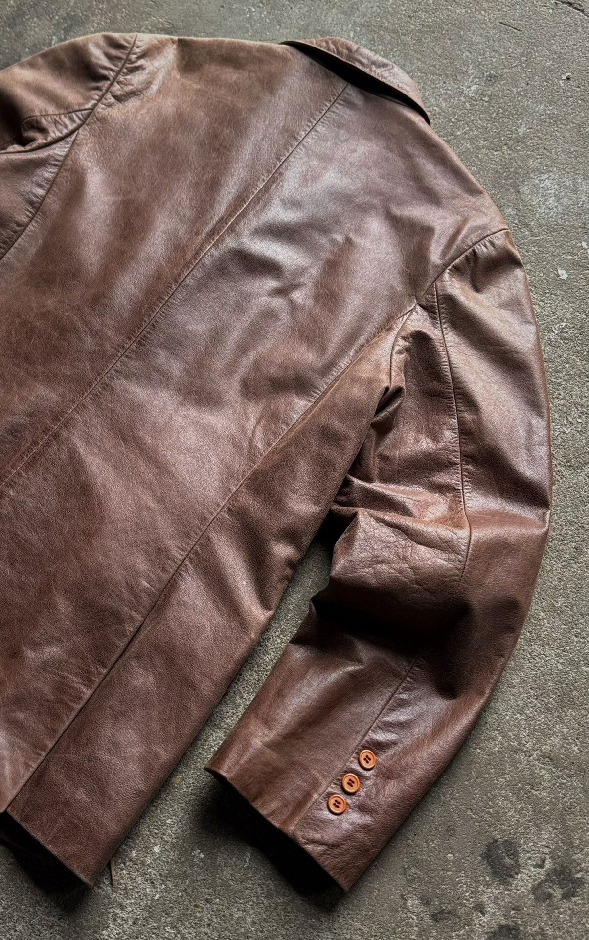 Vintage Vintage Ultimate Leather Blazer Size US M / EU 48-50 / 2 - 5 Thumbnail