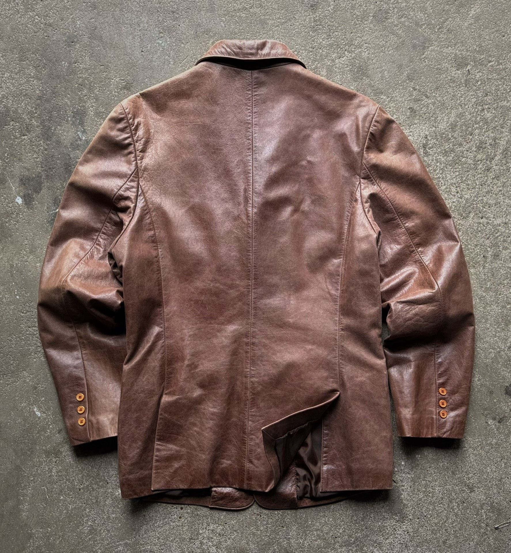 Vintage Vintage Ultimate Leather Blazer Size US M / EU 48-50 / 2 - 6 Thumbnail