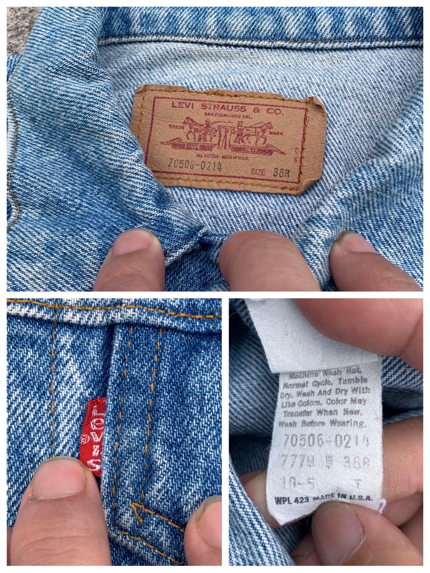 Vintage Vintage 1985 Levis Denim Jacket Size US S / EU 44-46 / 1 - 8 Thumbnail