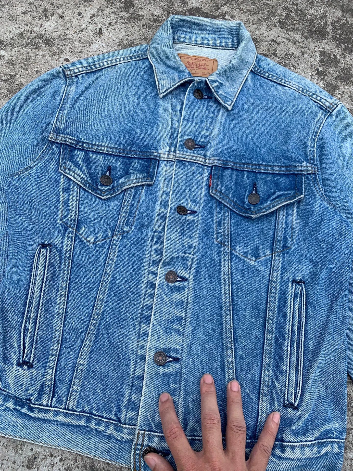 Vintage Vintage 1985 Levis Denim Jacket Size US S / EU 44-46 / 1 - 7 Thumbnail