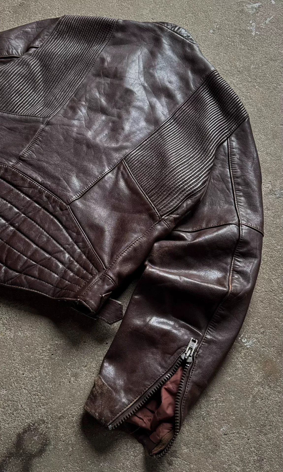 Vintage Vintage Protech Leather Motorcycle Jacket Size US XS / EU 42 / 0 - 6 Thumbnail