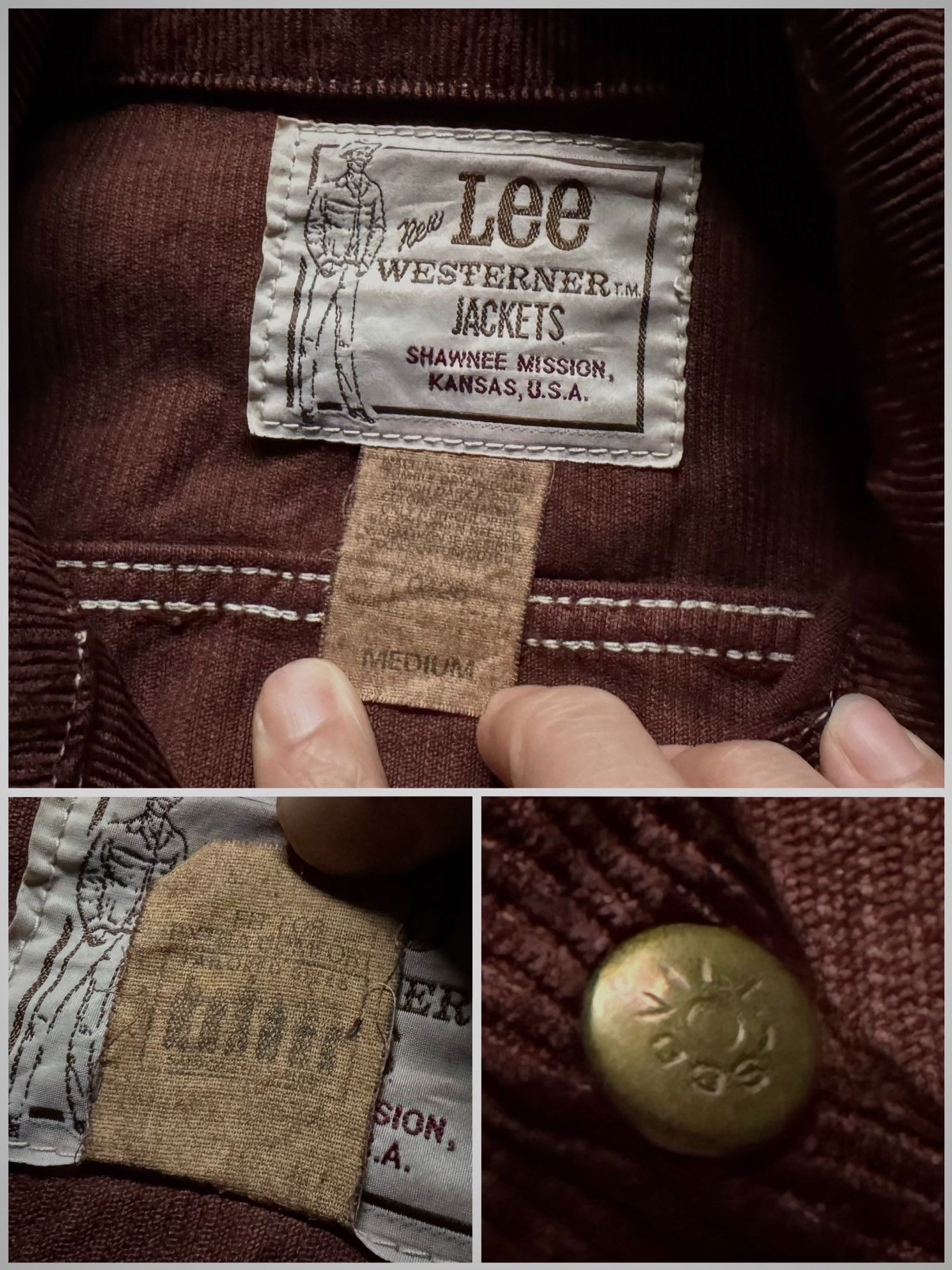 Vintage Vintage Lee 1990s Corduroy Jacket Size US M / EU 48-50 / 2 - 3 Thumbnail