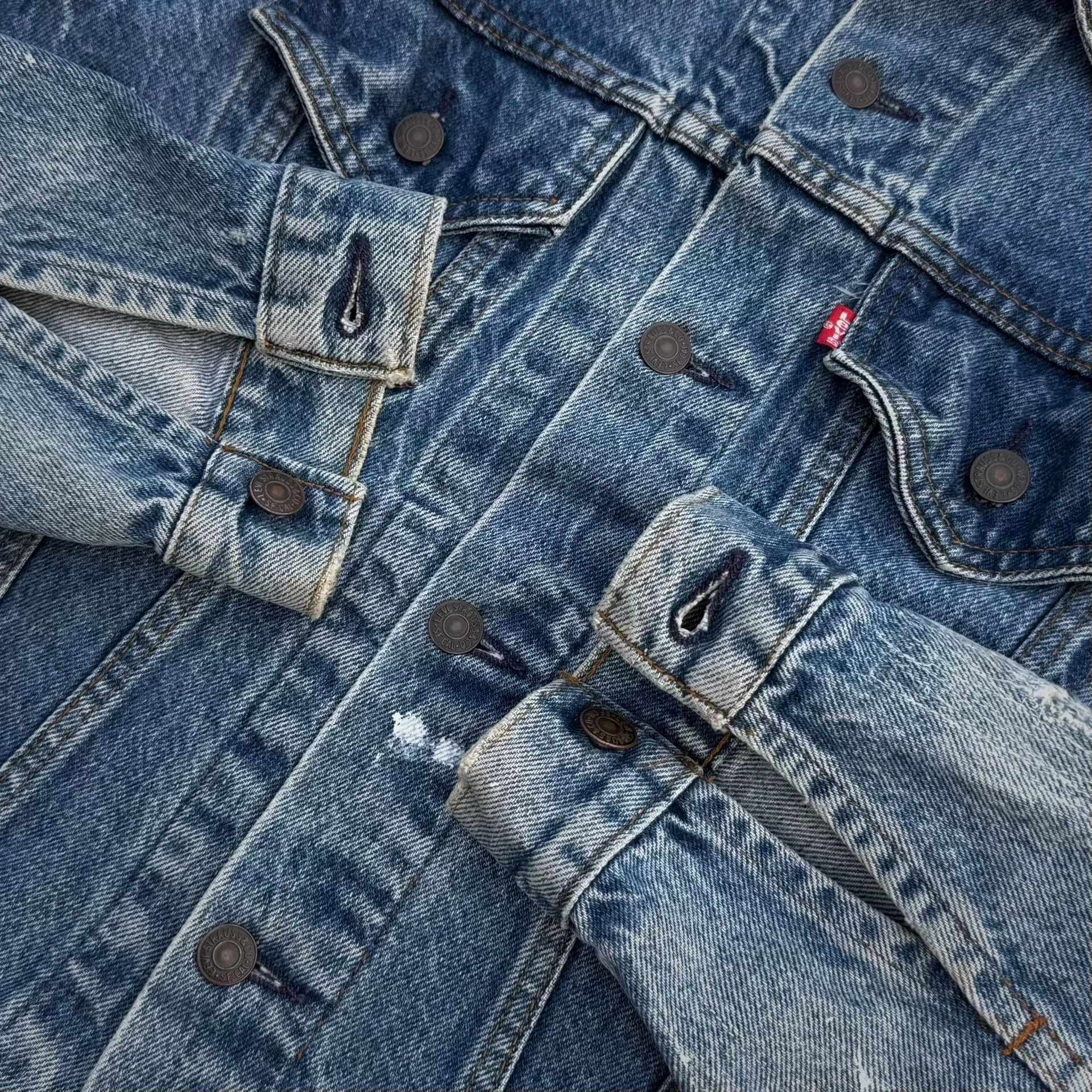 Vintage Vintage 1980s Levis USA Denim Jacket Size US M / EU 48-50 / 2 - 3 Thumbnail
