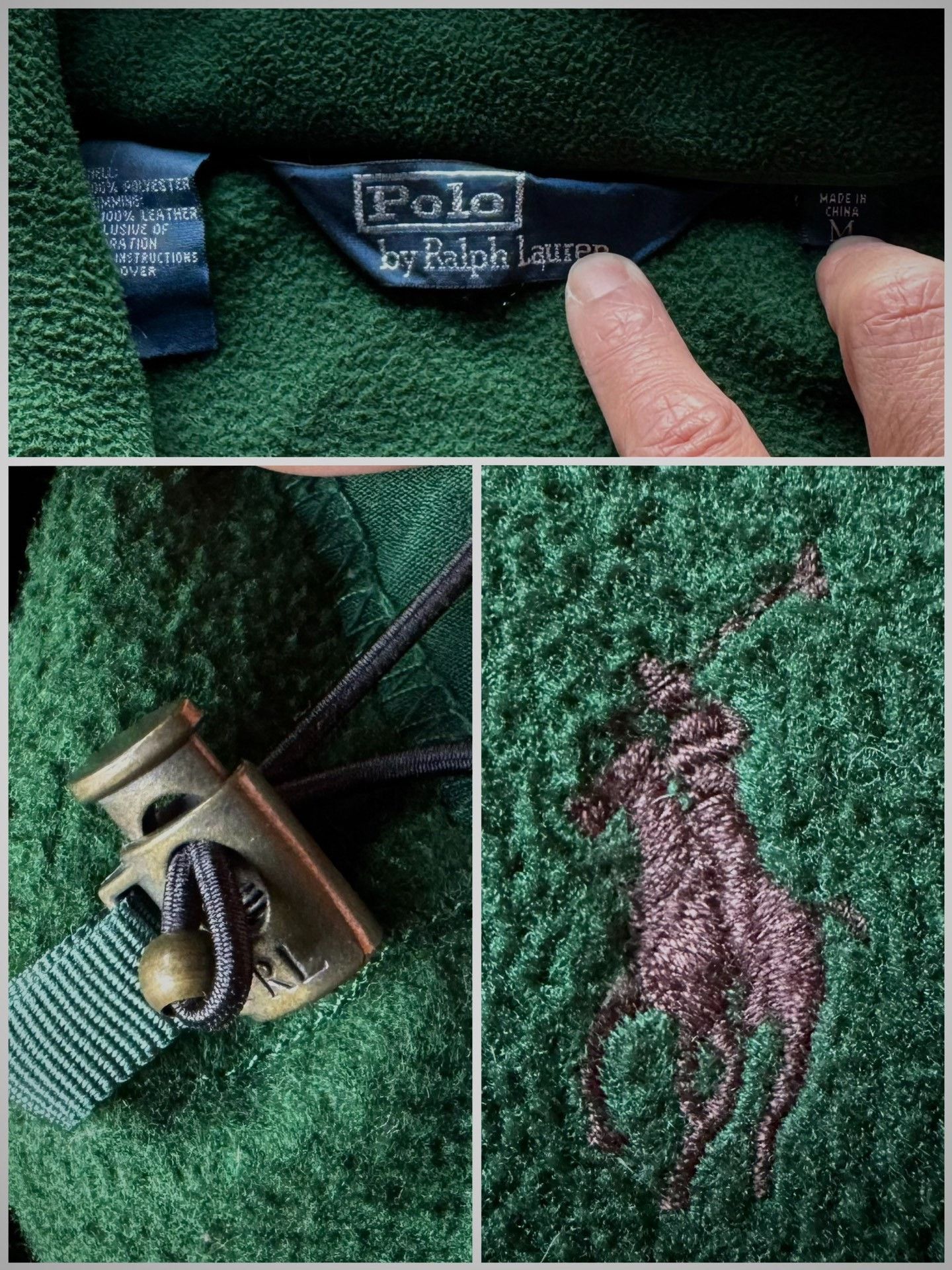 Vintage Vintage Polo Ralph Lauren Fleece Jacket Size US M / EU 48-50 / 2 - 3 Thumbnail