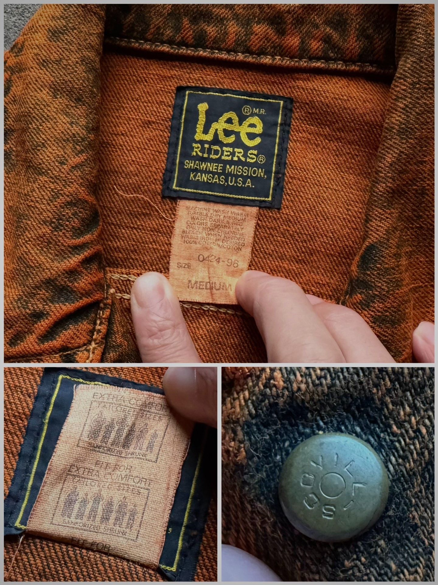 Vintage Vintage 90s Lee Denim Jacket Size US M / EU 48-50 / 2 - 4 Thumbnail