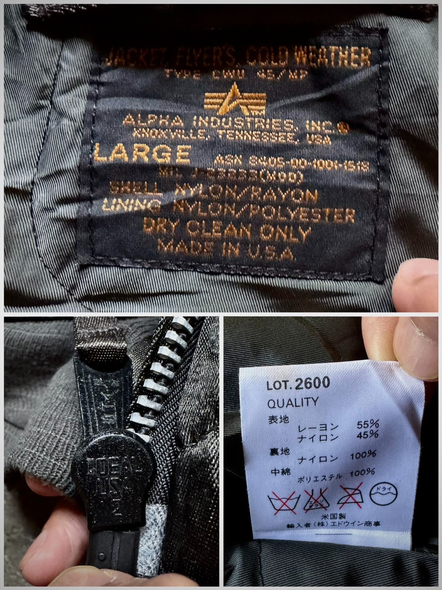 Vintage Vintage Alpha CWU45 Flight Jacket Size US M / EU 48-50 / 2 - 4 Thumbnail