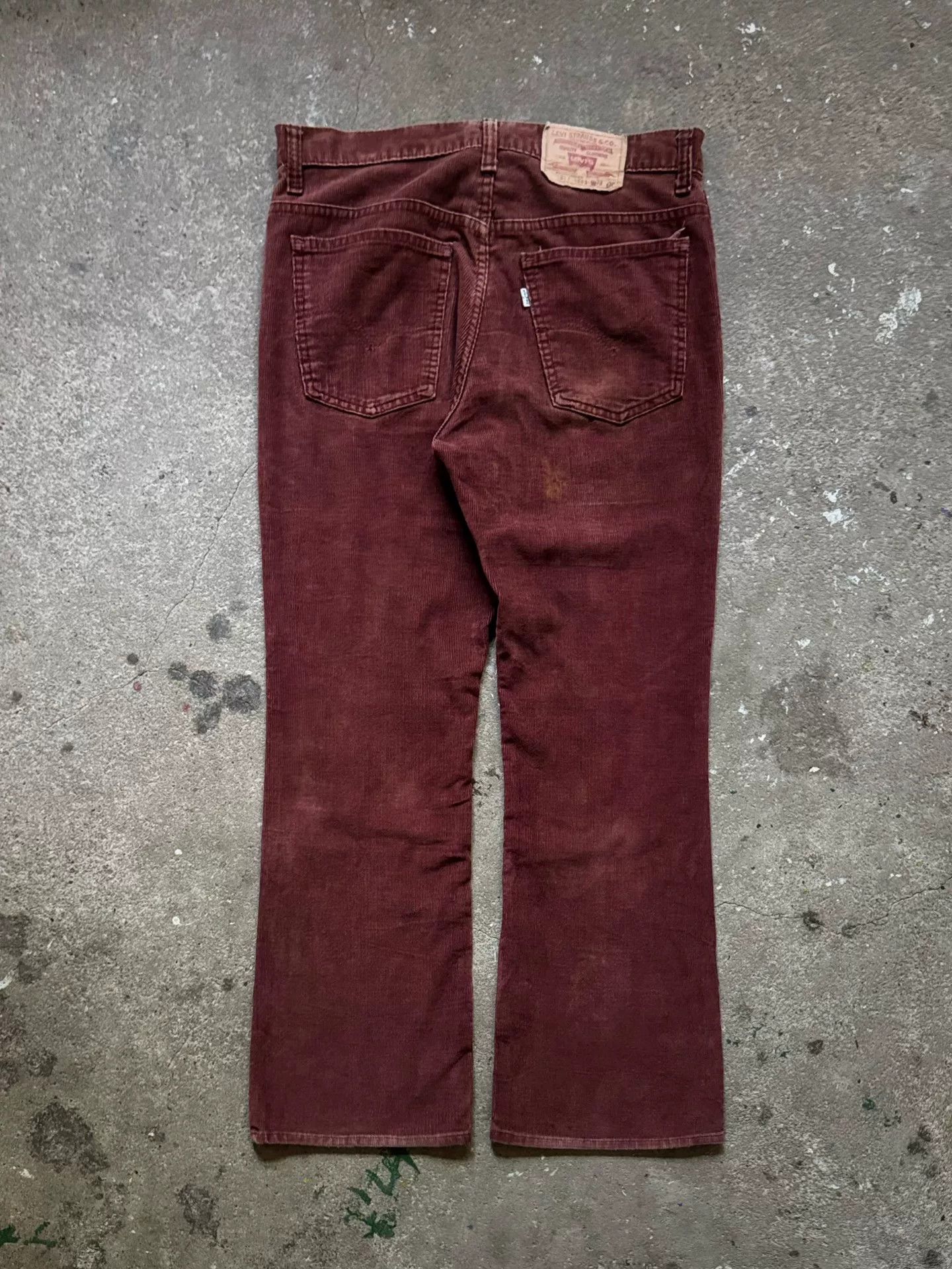 Vintage Vintage Levi's 517 Corduroy Flare Pants Size US 32 / EU 48 - 5 Thumbnail