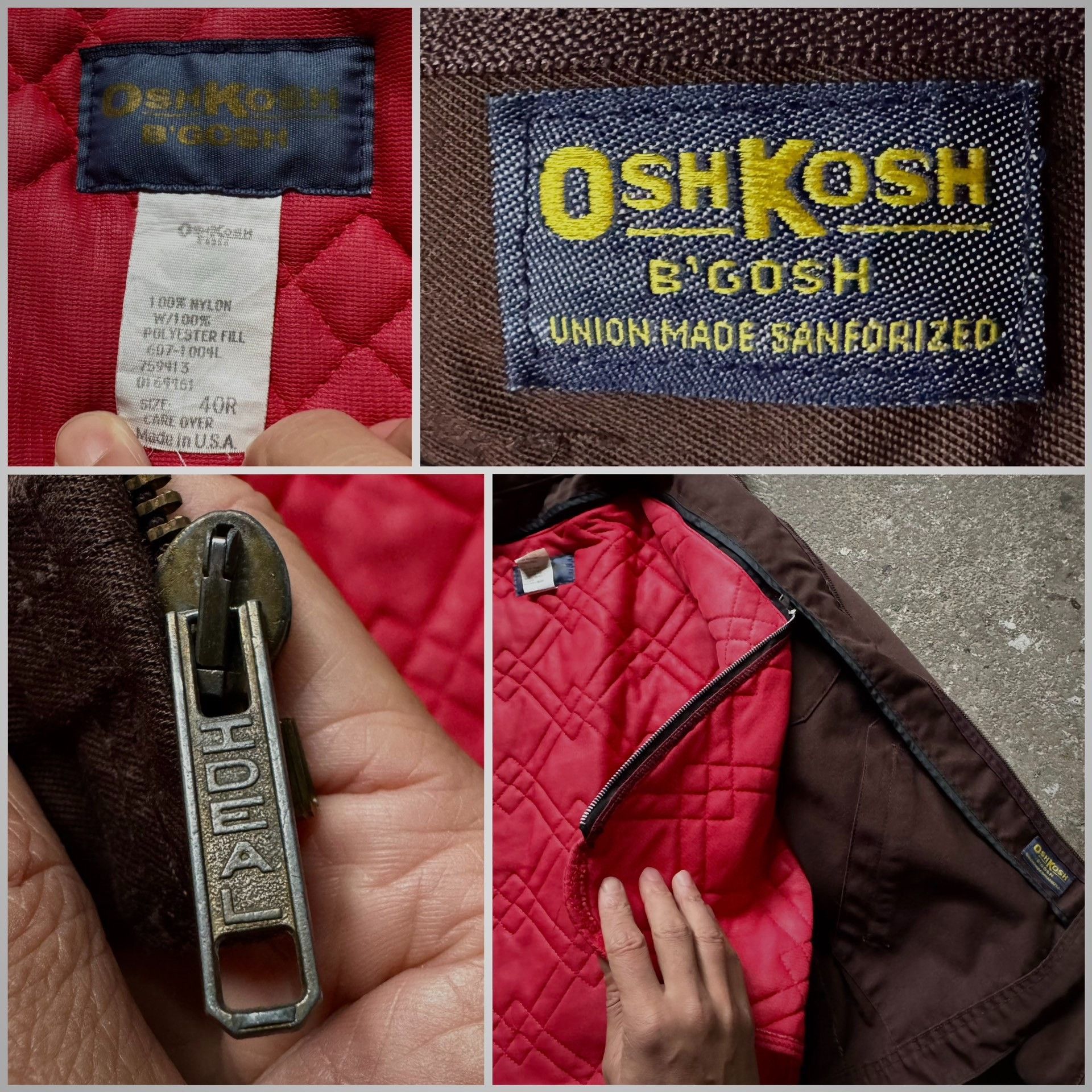 Vintage Vintage 80s Oshkosh Work Jacket Size US XXS / EU 40 - 5 Thumbnail