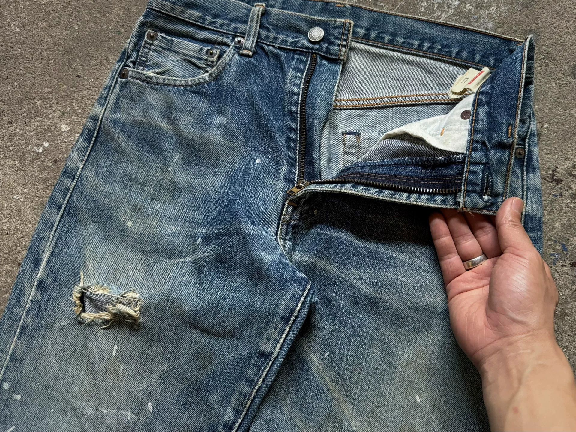 Vintage Vintage Levis LVC 502xx Jeans Size US 30 / EU 46 - 2 Thumbnail