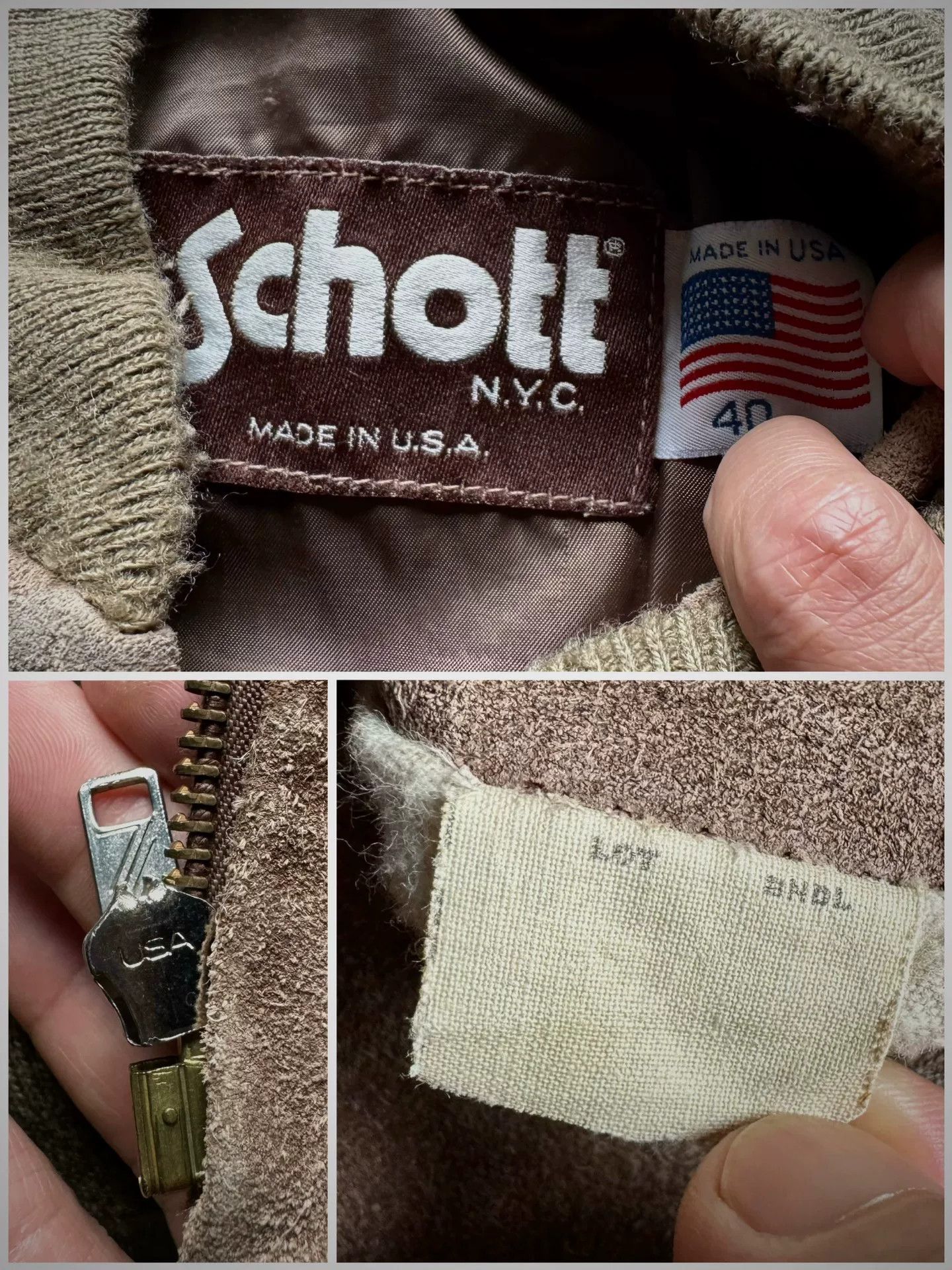 Vintage Vintage Schott 1980s Leather Jacket Size US XXS / EU 40 - 6 Thumbnail