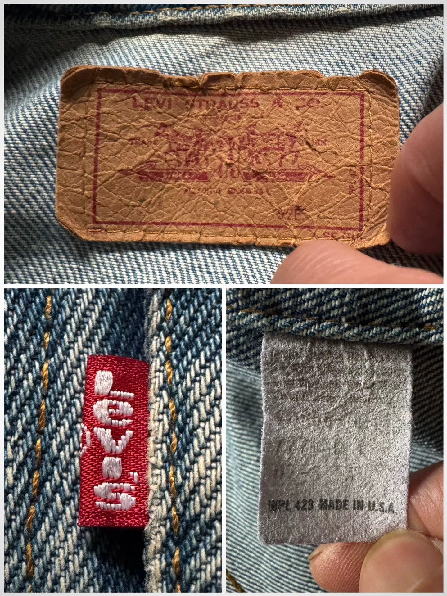 Vintage Vintage Levi's 1985 USA Denim Jacket Size US M / EU 48-50 / 2 - 4 Thumbnail