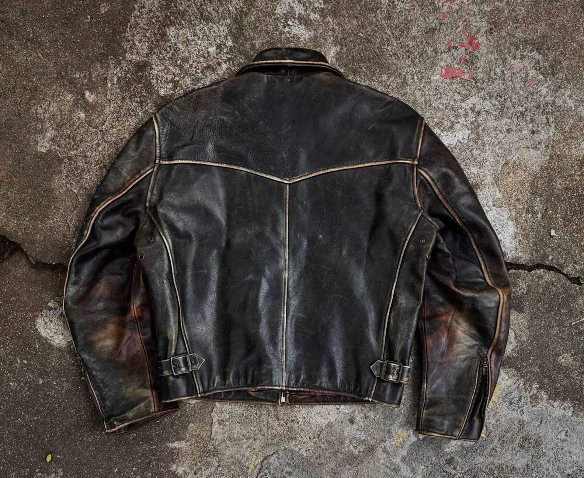Vintage Vintage Harley Davidson Leather Jacket Size US L / EU 52-54 / 3 - 7 Thumbnail