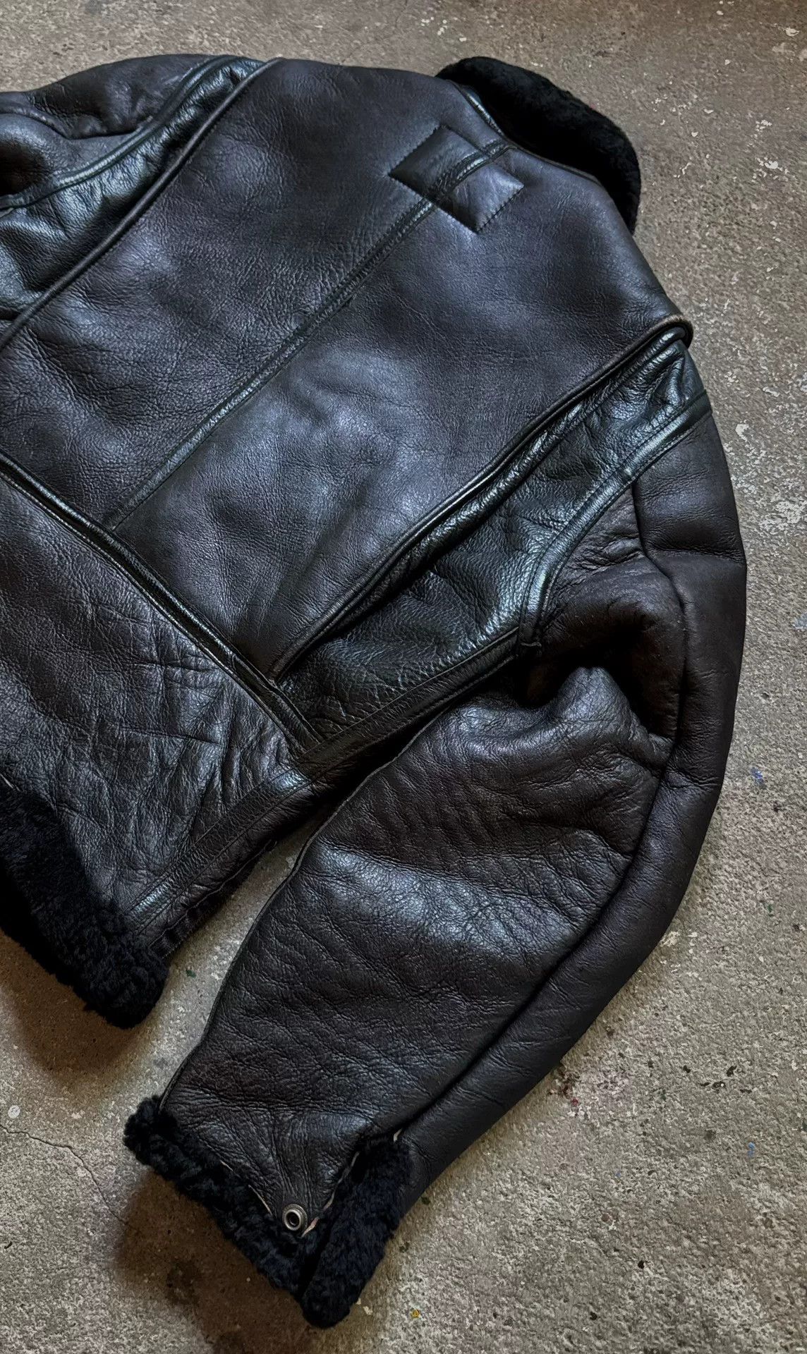 Vintage Vintage Harley Davidson Shearling Jacket Size US L / EU 52-54 / 3 - 6 Thumbnail