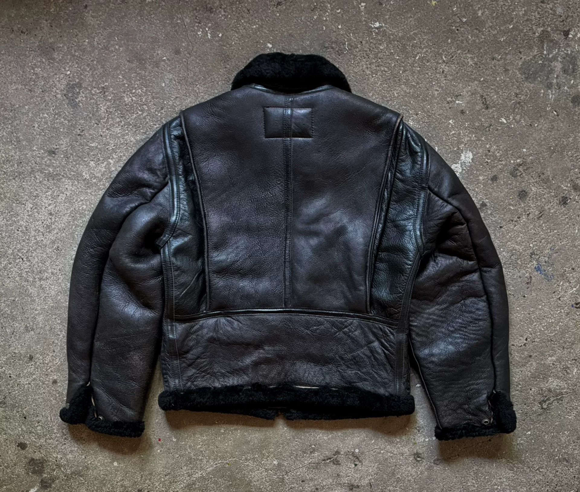 Vintage Vintage Harley Davidson Shearling Jacket Size US L / EU 52-54 / 3 - 7 Thumbnail
