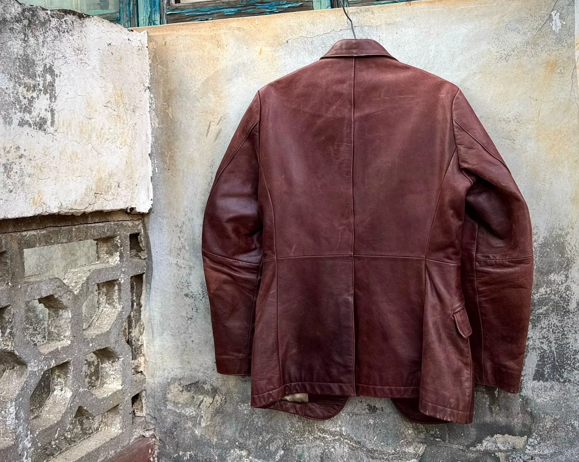 Vintage Vintage TornadoMart Leather Blazer Size US L / EU 52-54 / 3 - 6 Thumbnail