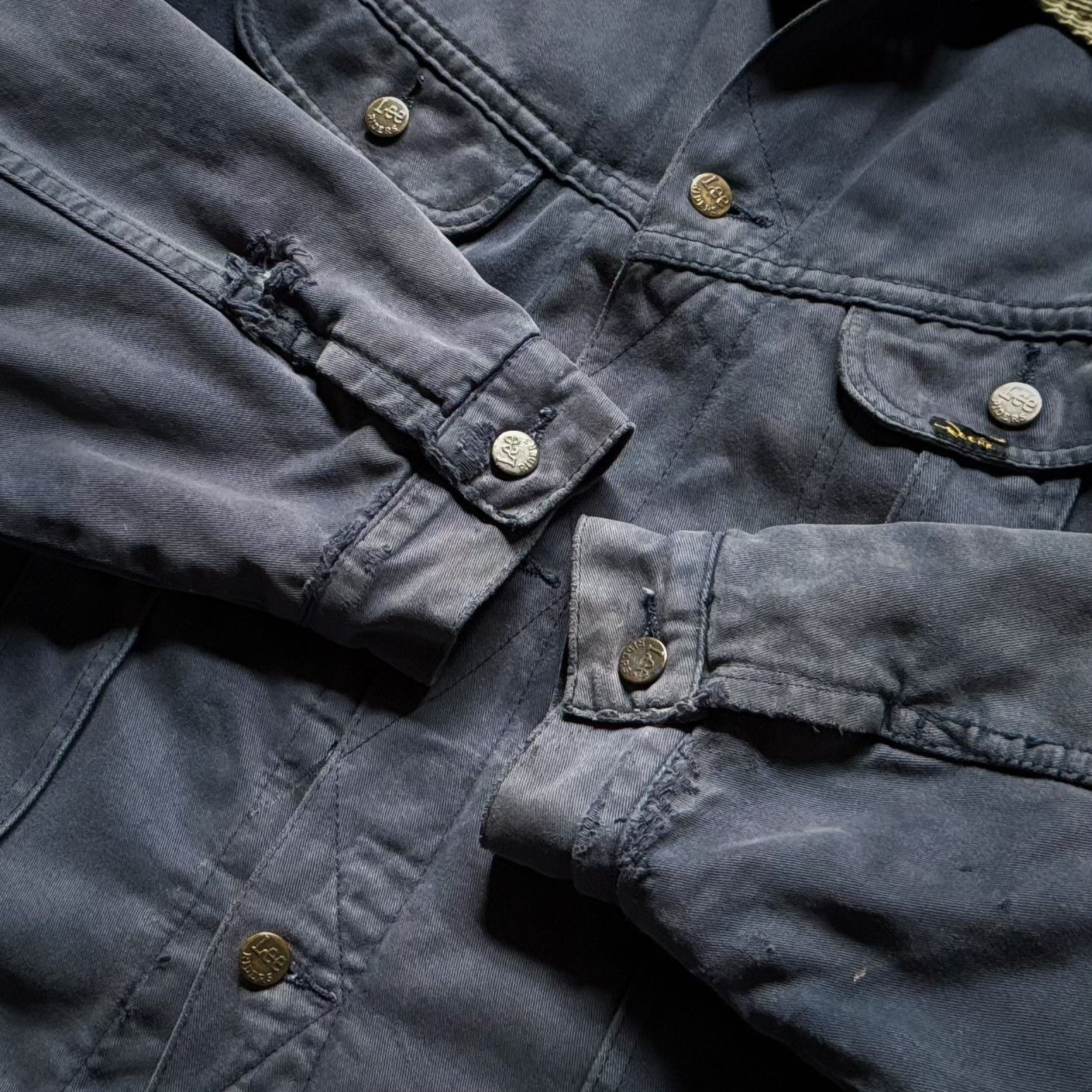 Vintage Vintage Lee Lined Rider Denim Jacket Size US XL / EU 56 / 4 - 2 Thumbnail