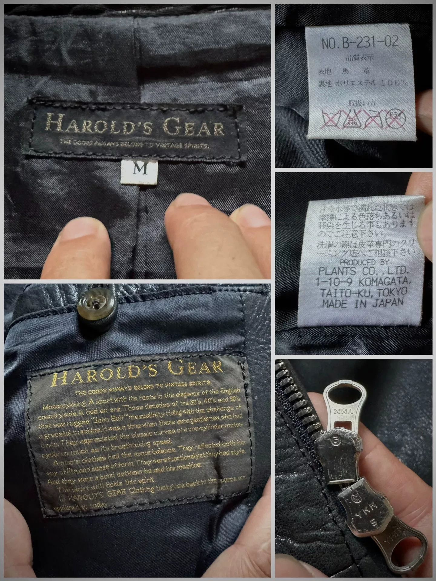 Vintage Vintage Harold's Horsehide Jacket Size US M / EU 48-50 / 2 - 5 Thumbnail