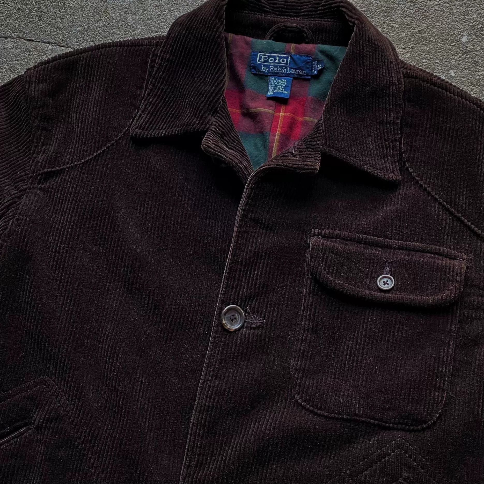 Vintage Vintage Polo Ralph Lauren Corduroy Jacket Size US L / EU 52-54 / 3 - 2 Thumbnail