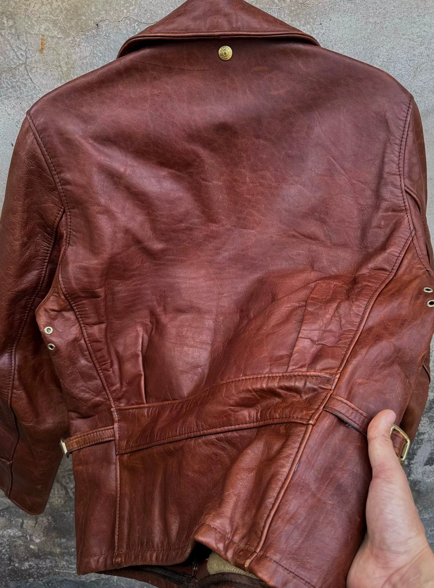 Vintage Vintage Schott U63 Leather Jacket Size US M / EU 48-50 / 2 - 7 Thumbnail