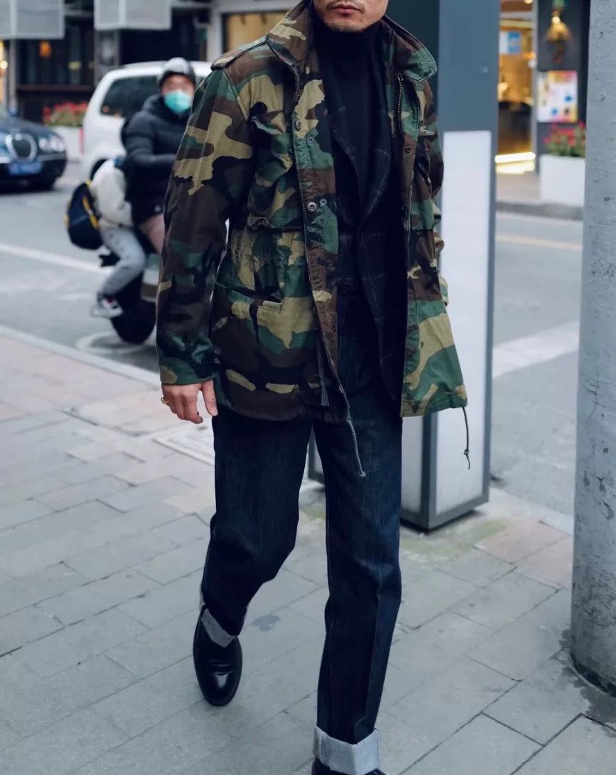 Vintage Vintage 1993 Military M65 Camo Jacket Size US M / EU 48-50 / 2 - 2 Thumbnail